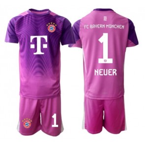 Bayern Munich Manuel Neuer #1 Goalkeeper Replica Third Stadium Kit for Kids 2025-26 Short Sleeve (+ pants)